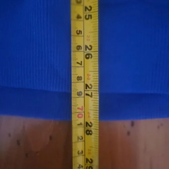 Champion Reverse Weave Crewneck Sweatshirt - Women's Blue w/Yellow Print - 2XL - Picture 9 of 9